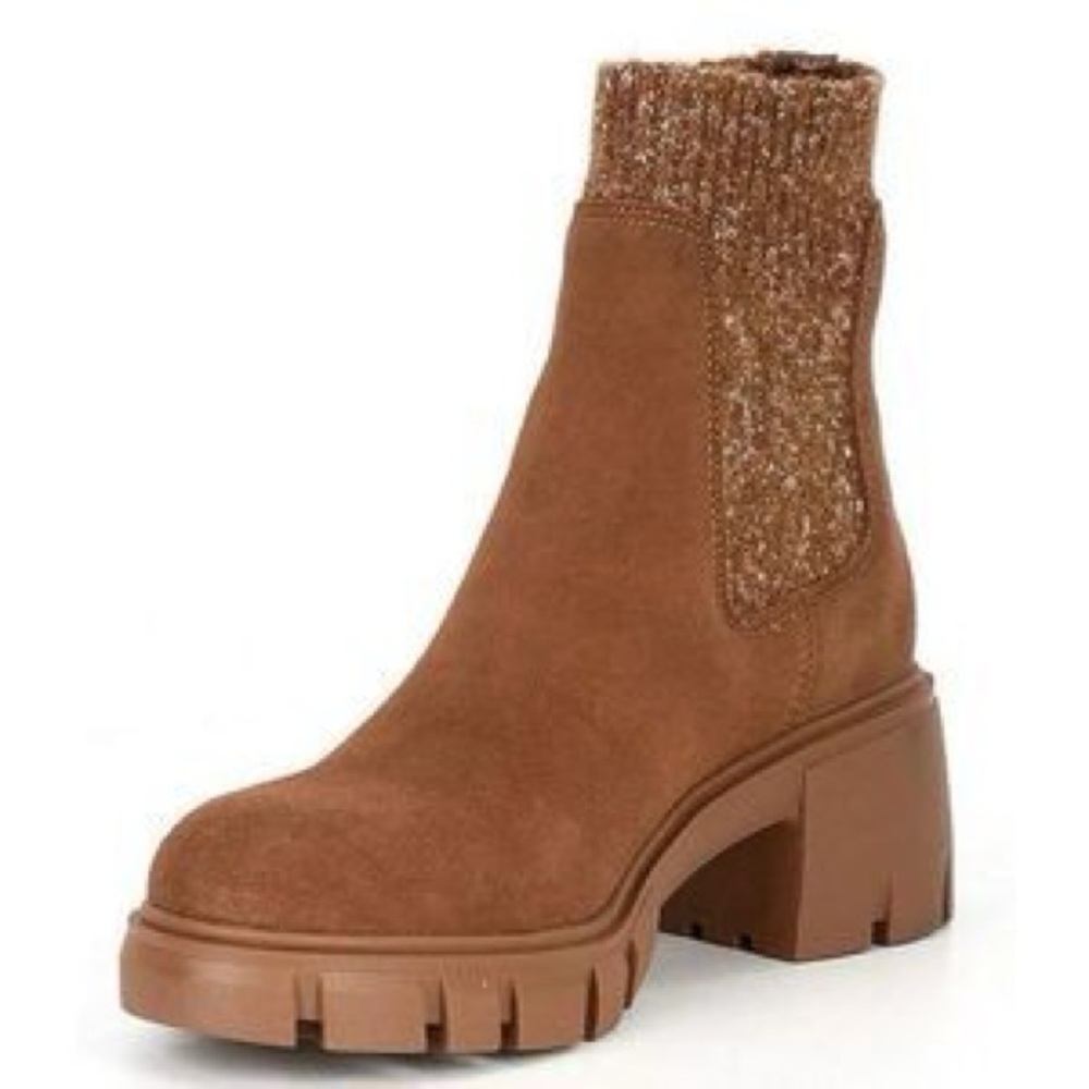 Steve Madden Hayle Stretch Suede Chelsea Boot